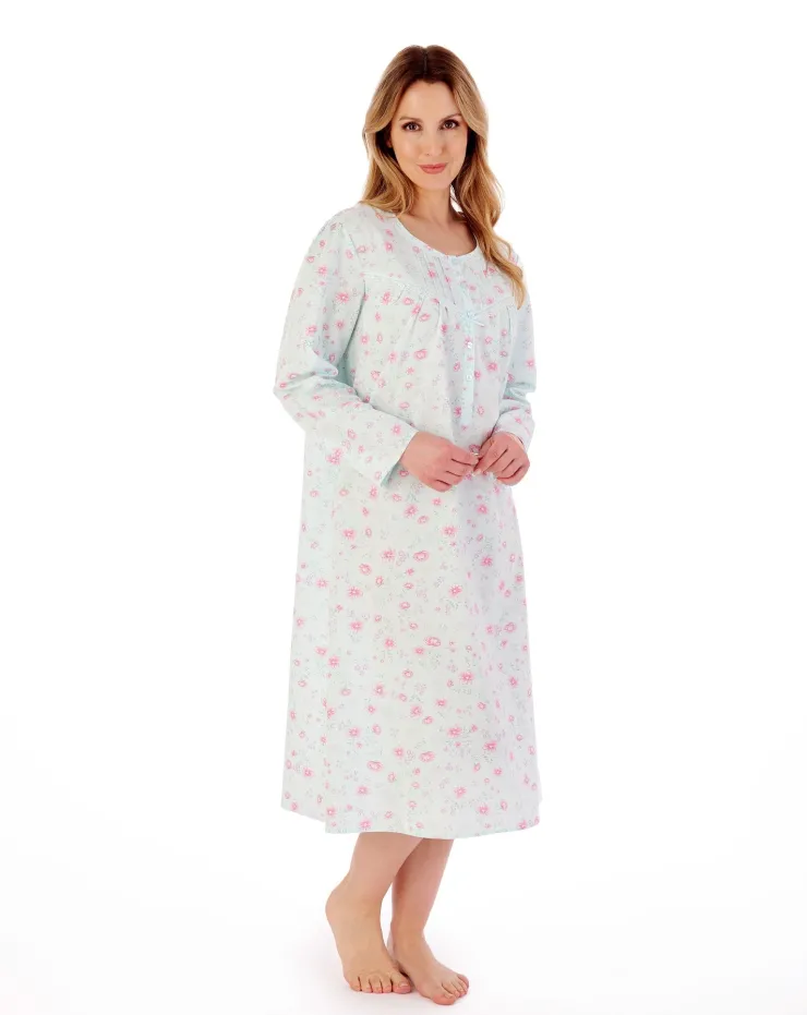 Floral Print 45" Woven Nightdress ND02201