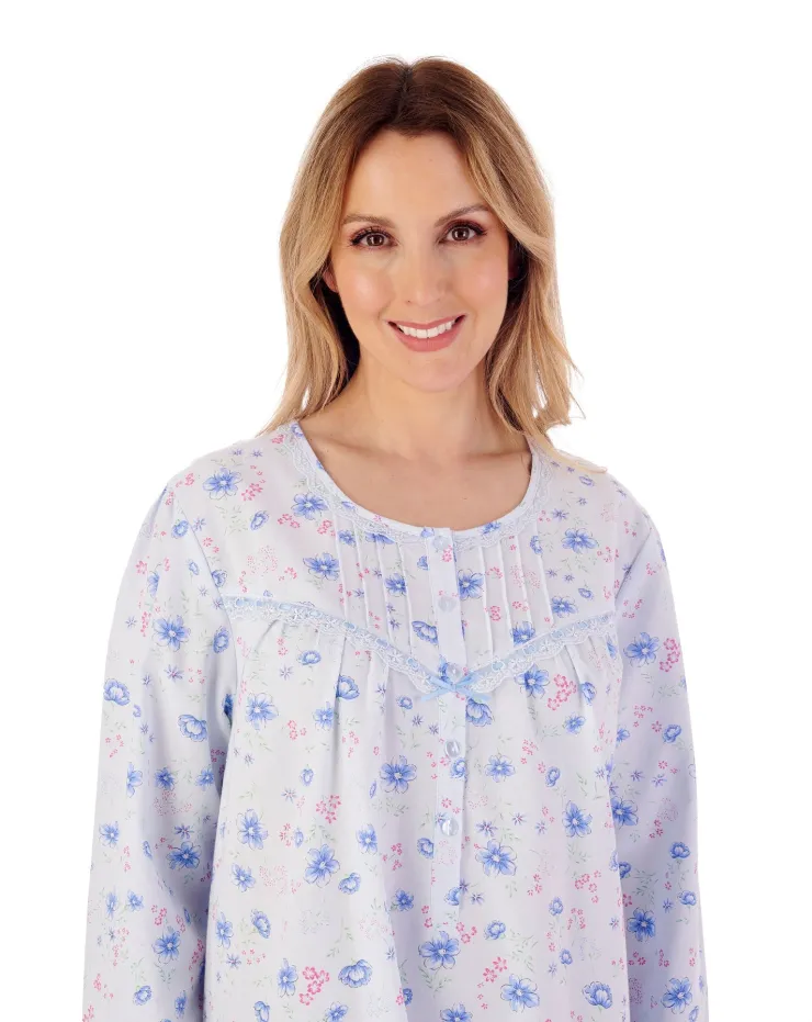 Floral Print 45" Woven Nightdress ND02201