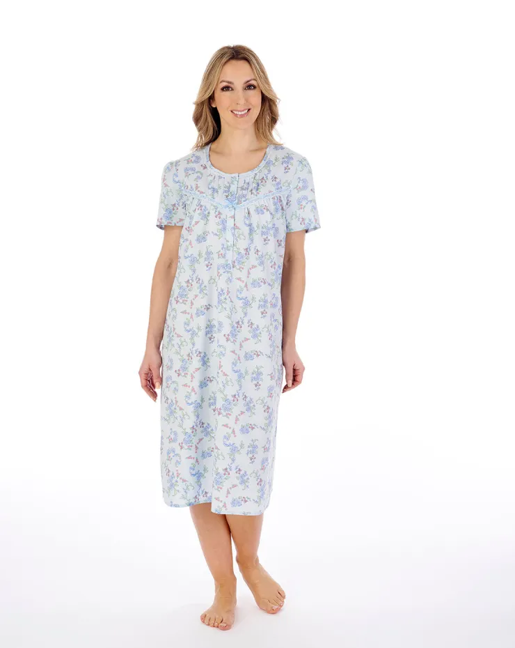 Floral Print 42" Woven Nightdress ND04200