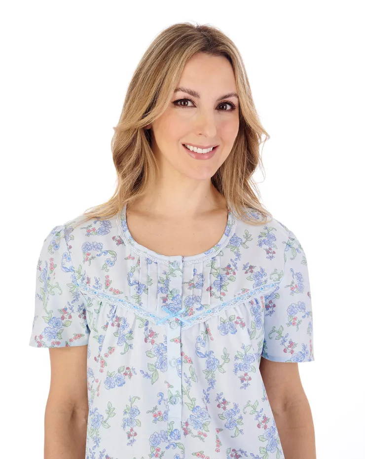 Floral Print 42" Woven Nightdress ND04200