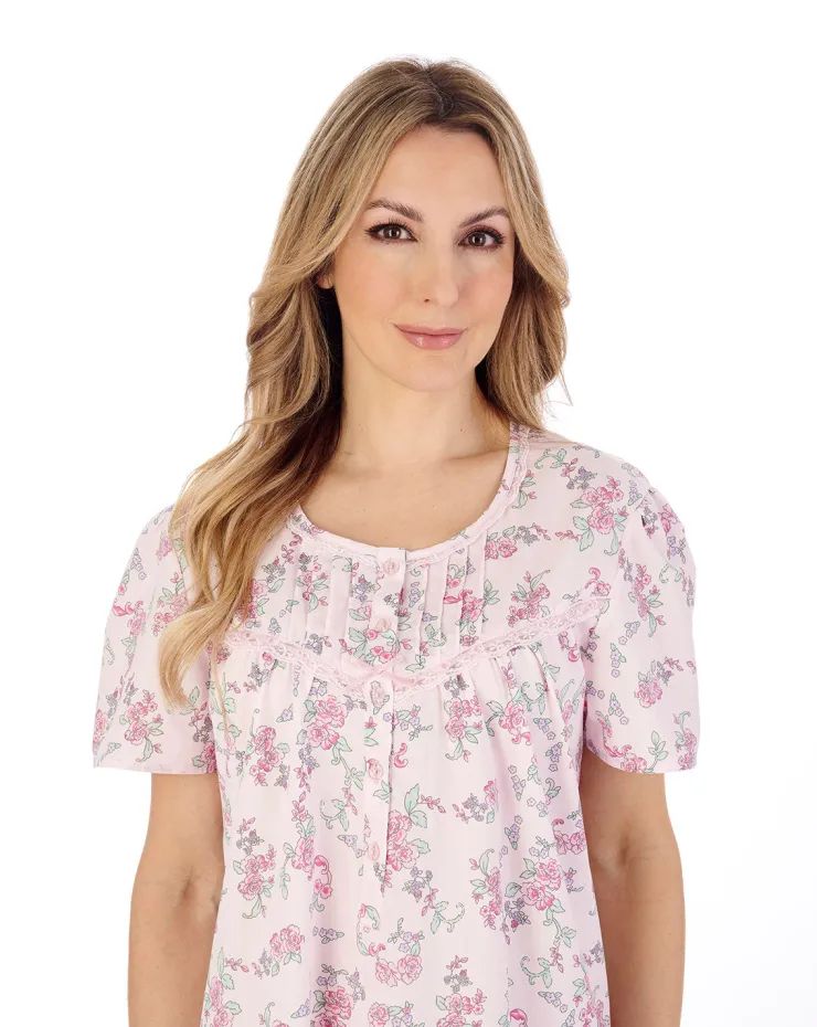 Floral Print 42" Woven Nightdress ND04200