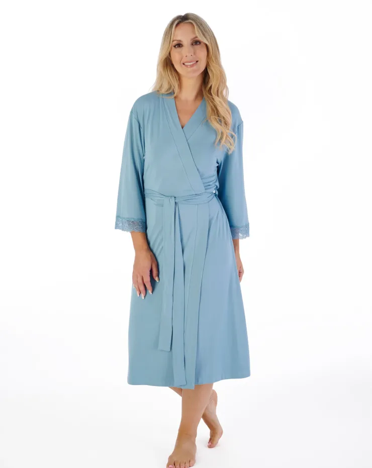 Supersoft Solid Colour 42" Kimono Wrap GL07704