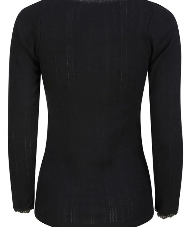 Slenderella Brushed Thermal Long Sleeve Top UW403