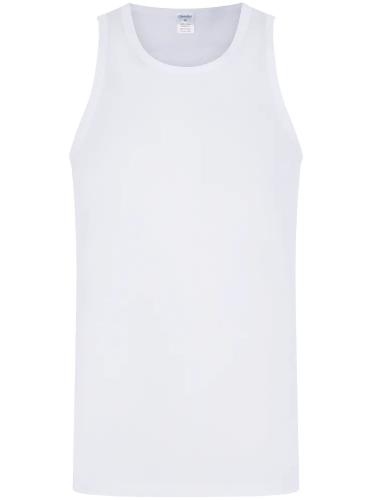 Walker Reid Classic Cotton Vest 2 Pack WR651