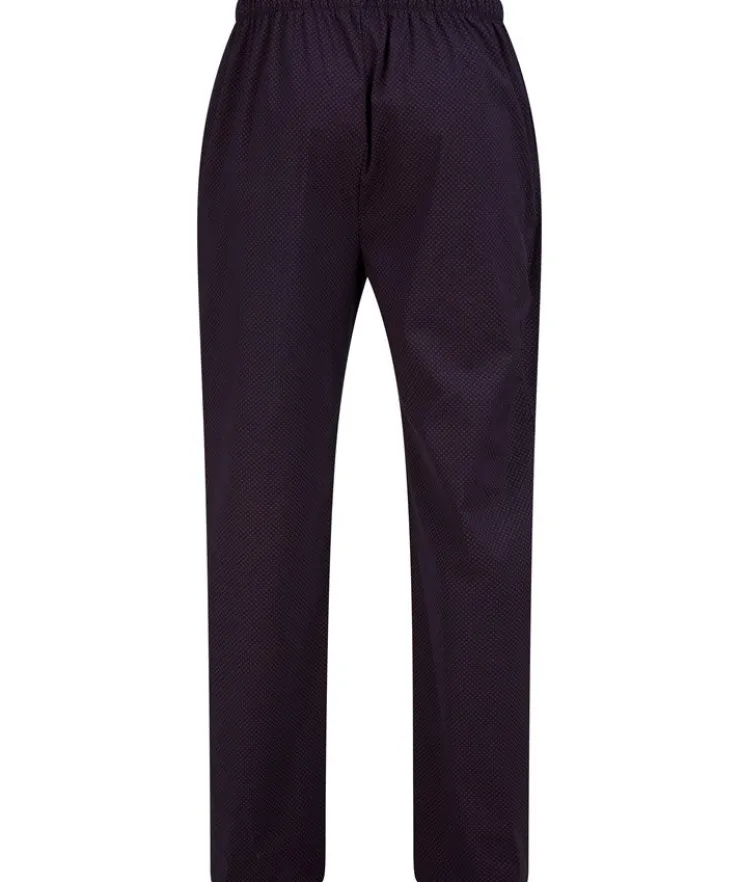 Diamond Geo Print Jersey Top & Woven Trouser Pyjama Set WR88832