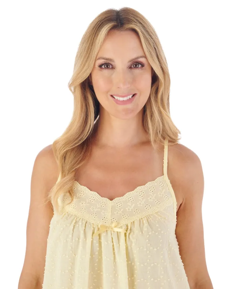 Dobby Dot 40" Woven Nightdress ND01230