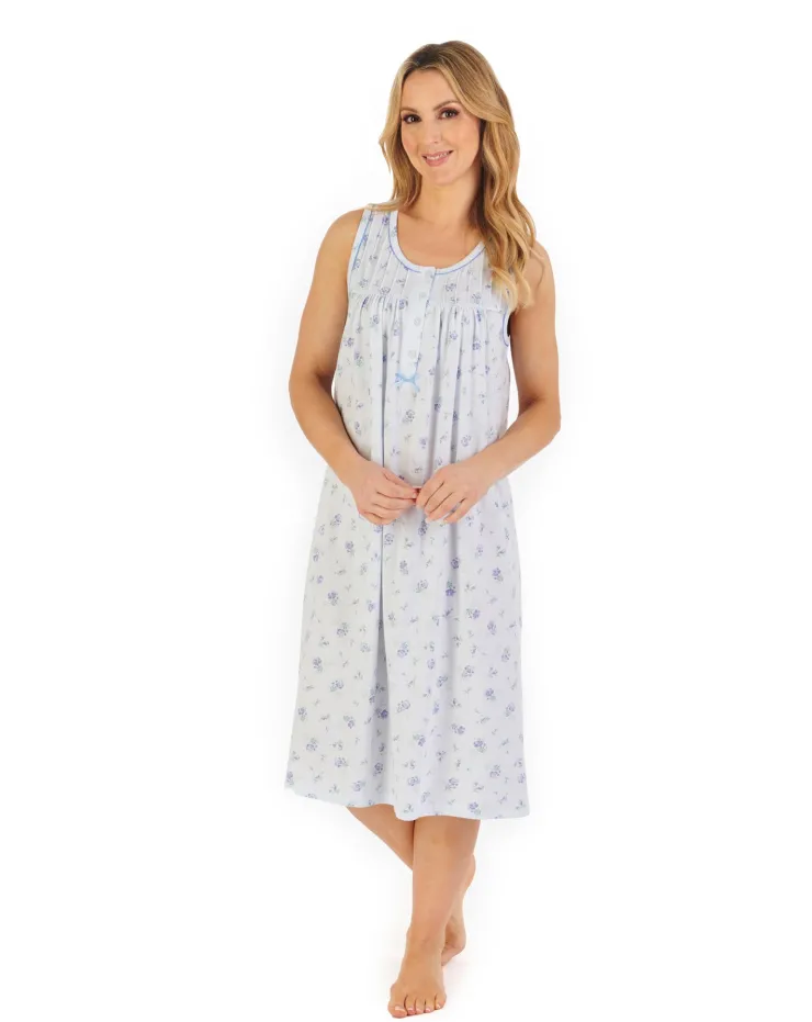 Floral Print 42" Jersey Nightdress ND06125