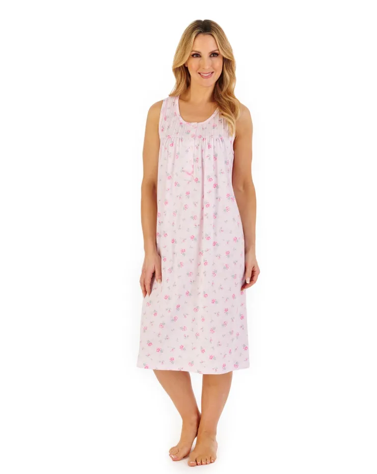 Floral Print 42" Jersey Nightdress ND06125