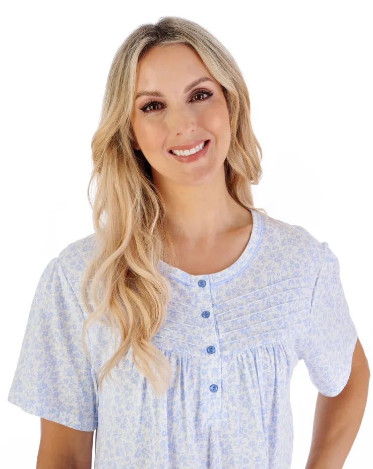 Ditsy Floral 42" Jersey Nightdress ND07102