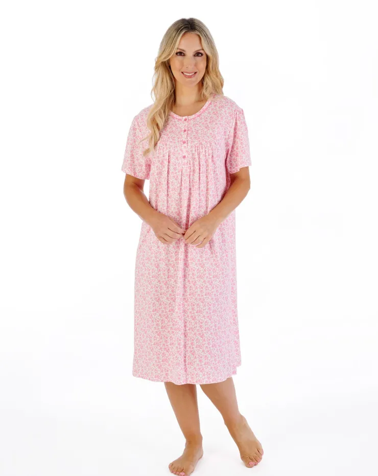 Ditsy Floral 42" Jersey Nightdress ND07102