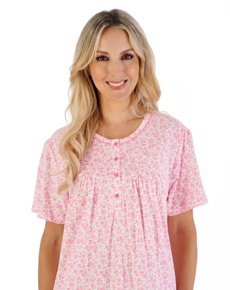 Ditsy Floral 42" Jersey Nightdress ND07102