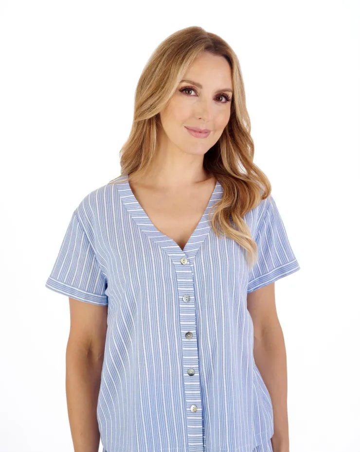 Textured Stripe Woven Pyjama PJ05203