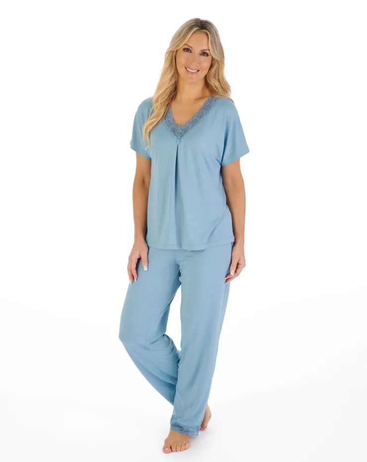 Supersoft Solid Colour Pyjama Set GL07703