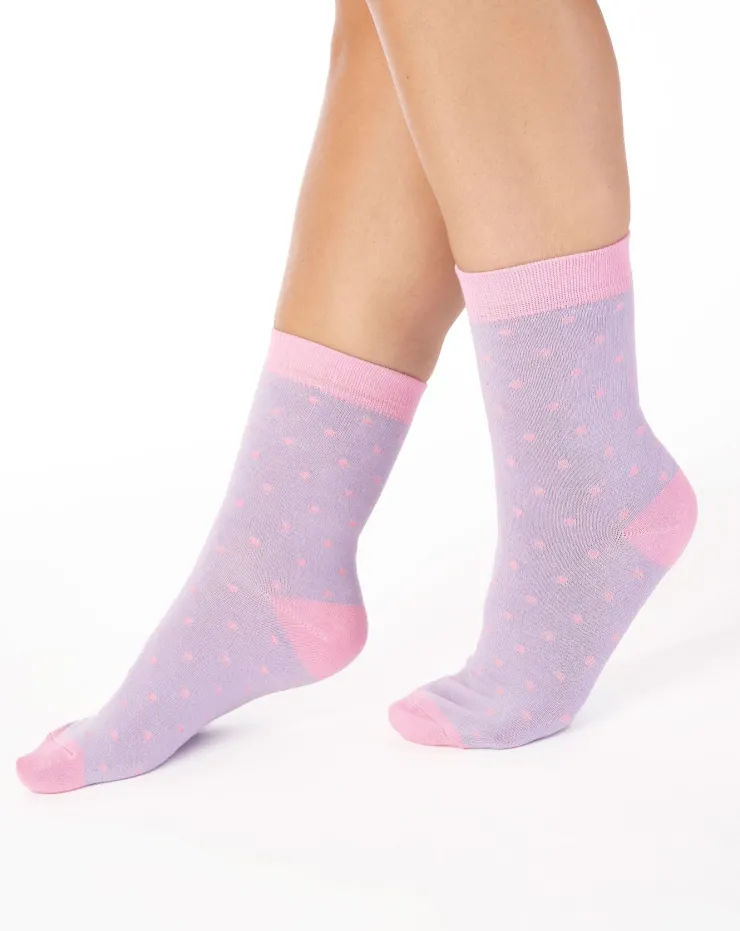 Butterfly Leisure Sock (2 Pair Pack) LS186