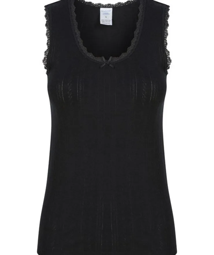 Slenderella Brushed Thermal No Sleeve Top UW401