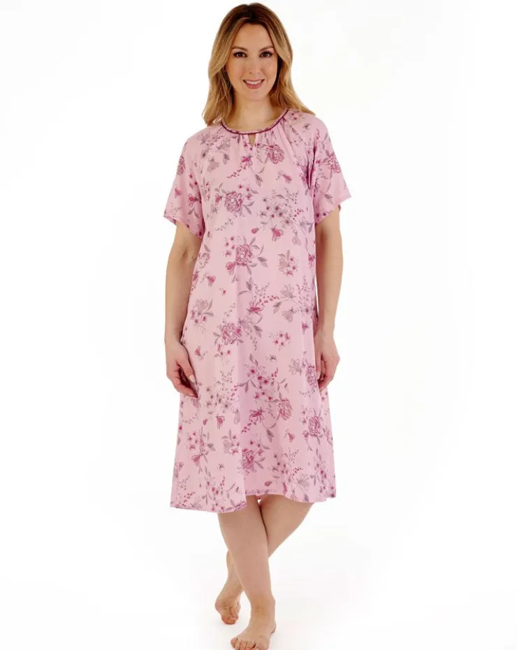 Floral Woven 40" Nightdress GL88711
