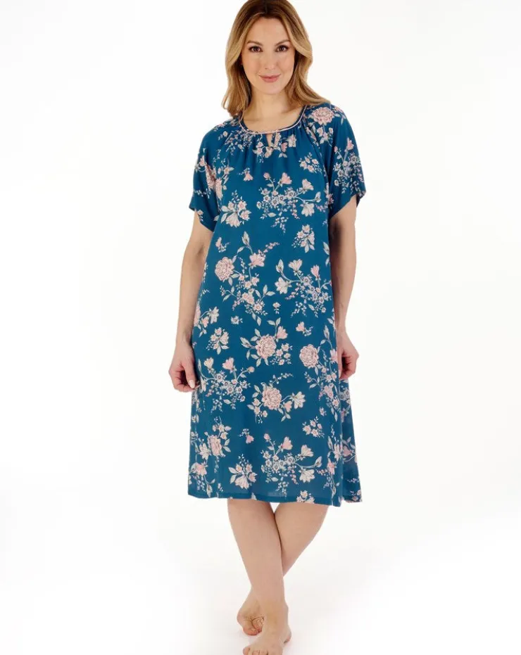 Floral Woven 40" Nightdress GL88711