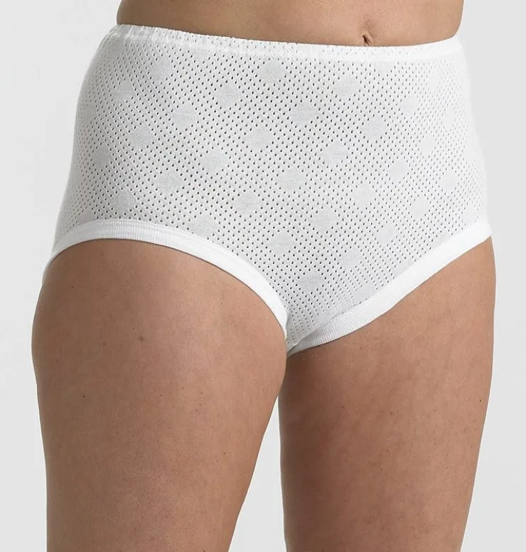 Slenderella Eyelet Brief BF5