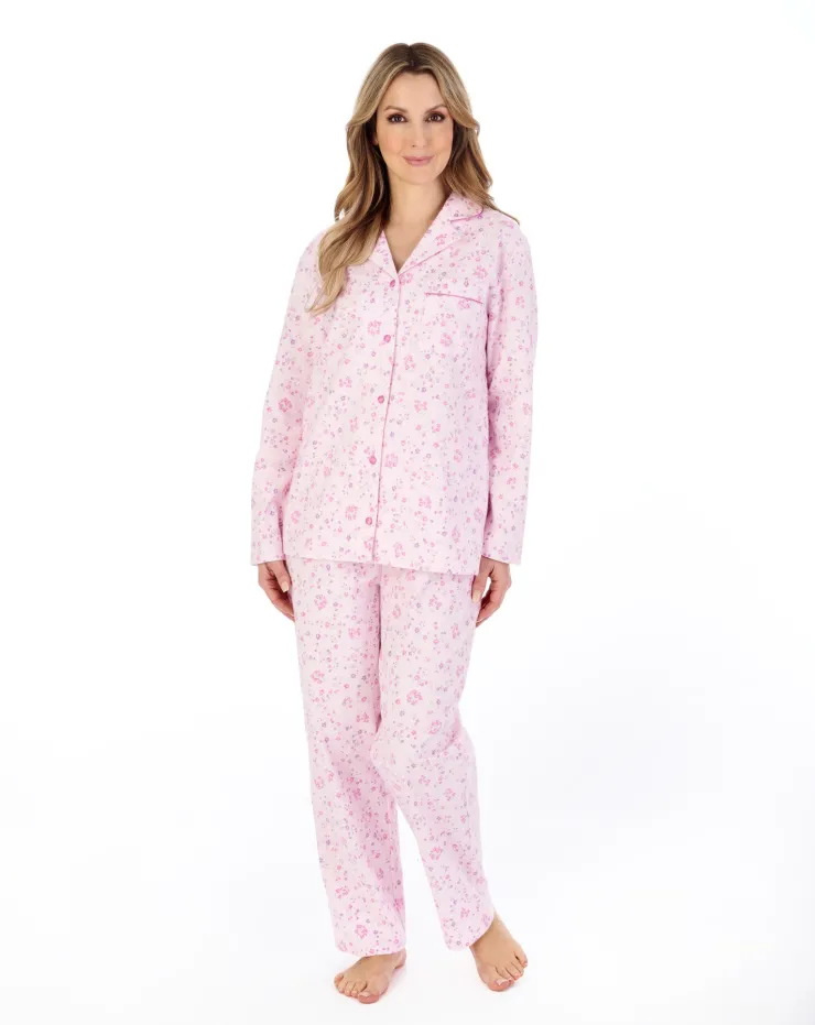 Floral Printed Luxury Flannel Woven Pyjama PJ04213
