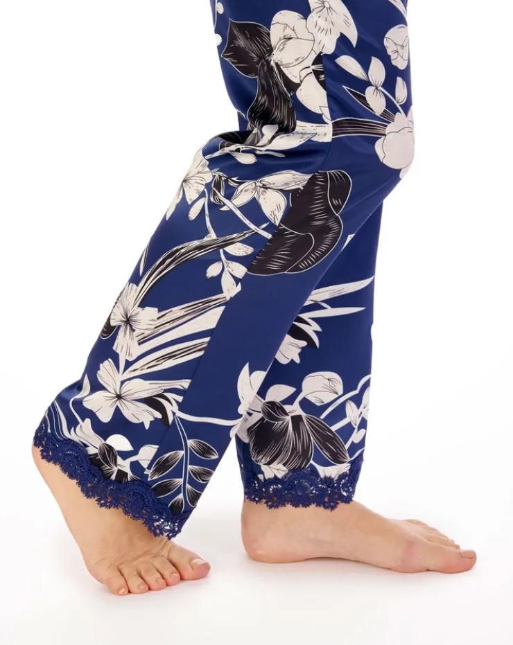 Floral Satin Cami & Trouser Set GL02722