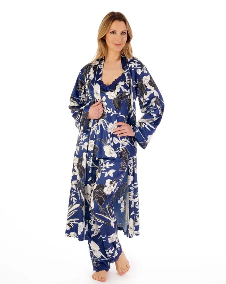 Floral Satin Cami & Trouser Set GL02722