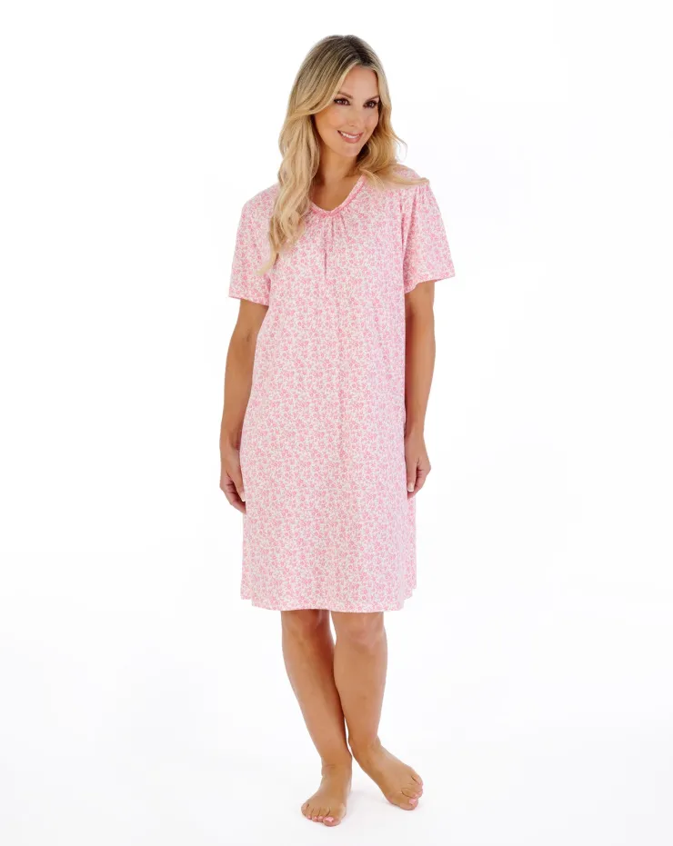 Ditsy Floral 38" Jersey Nightdress ND07101