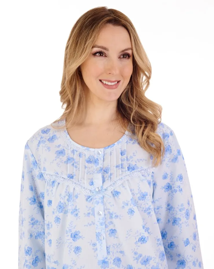 Floral Brushed 45" Woven Nightdress ND88201