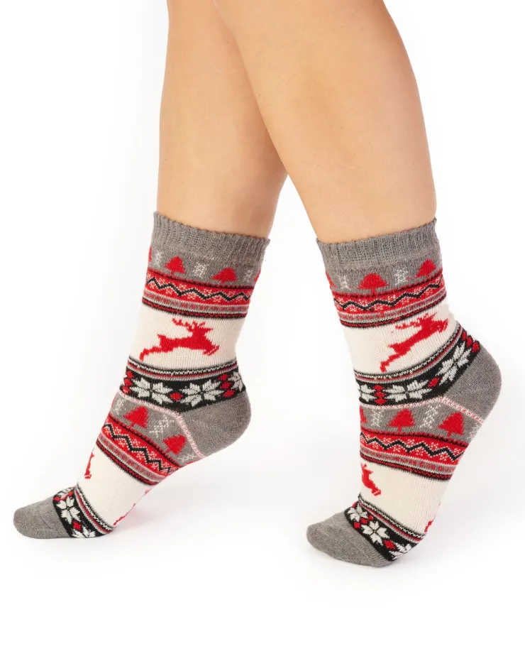 Reindeer Pattern Bedsock BS188