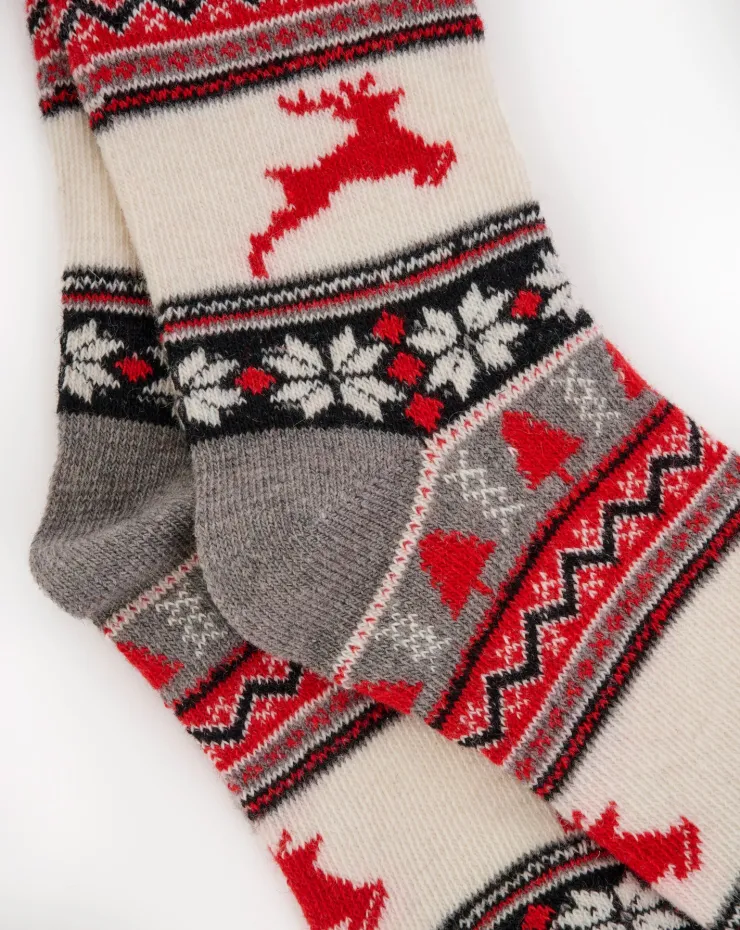 Reindeer Pattern Bedsock BS188