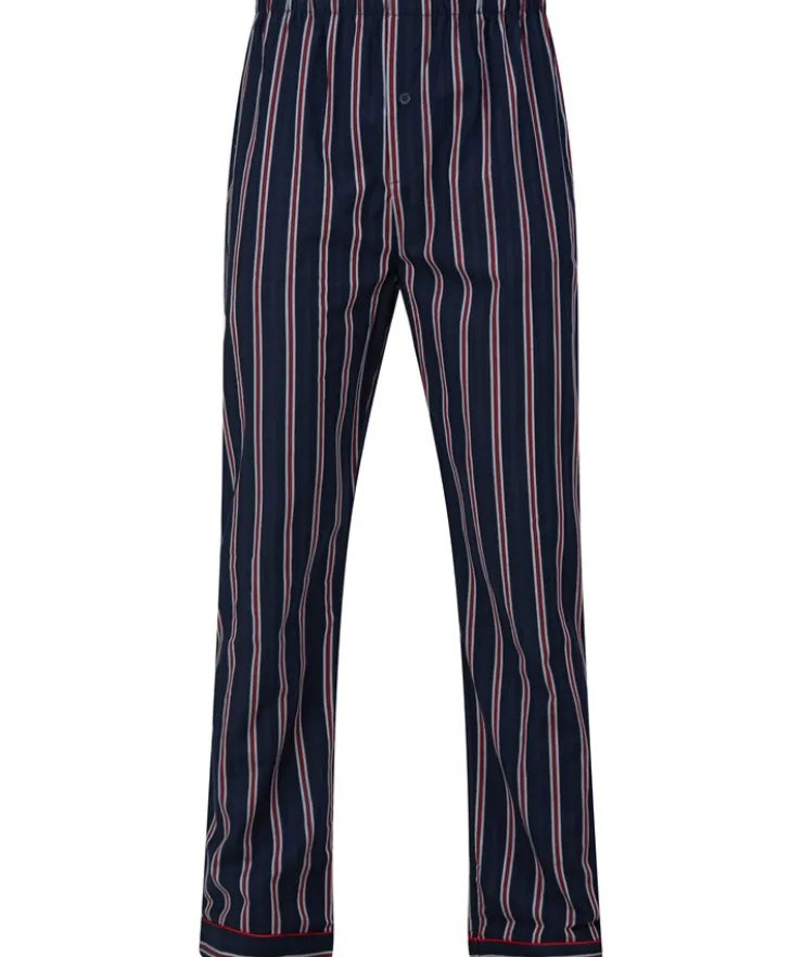 Woven Stripe Button Through Tailored Pyjama WR66802