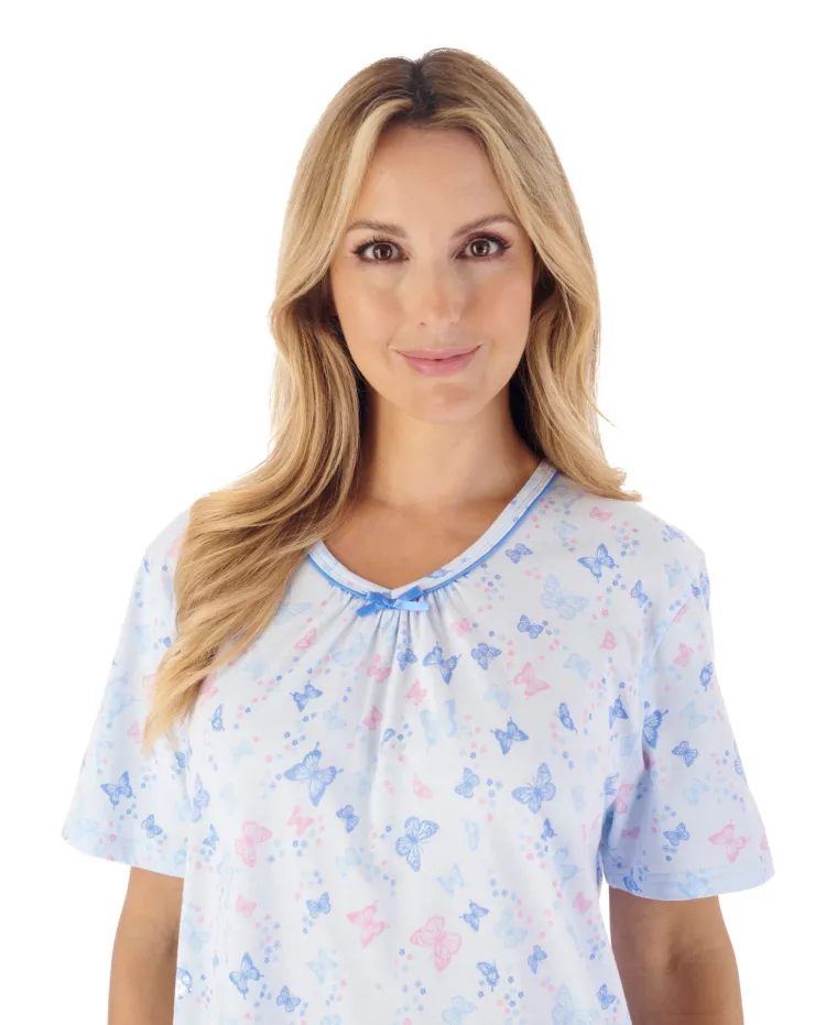 Butterfly Print 38" Jersey Nightdress ND03100