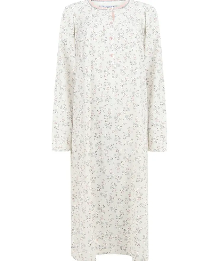 Ditsy Floral 43" Jersey Nightdress ND4130