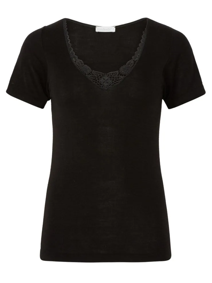 Slenderella Touch of Silk Short Sleeve Cami UW832