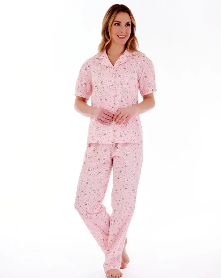 Daisy Print Tailored Woven Pyjama Set PJ77263