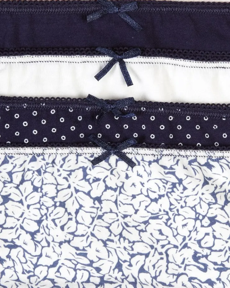 Slenders Cotton Pattern Midi Brief BF84