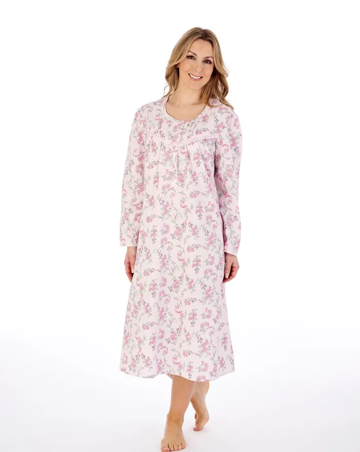 Floral Print 45" Woven Nightdress ND04201