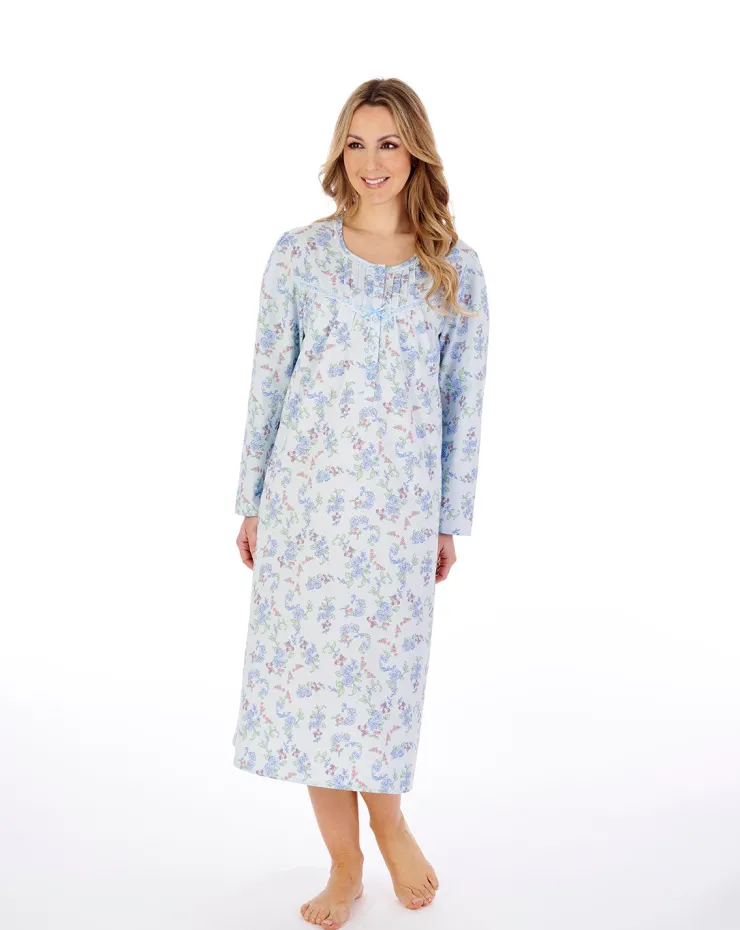 Floral Print 45" Woven Nightdress ND04201