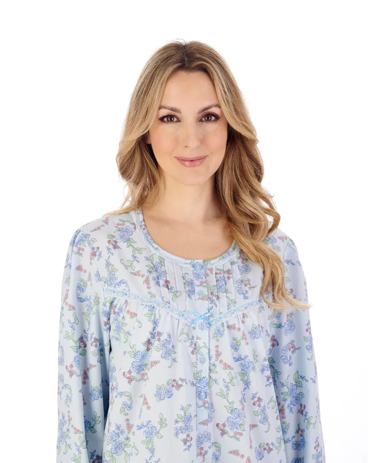 Floral Print 45" Woven Nightdress ND04201