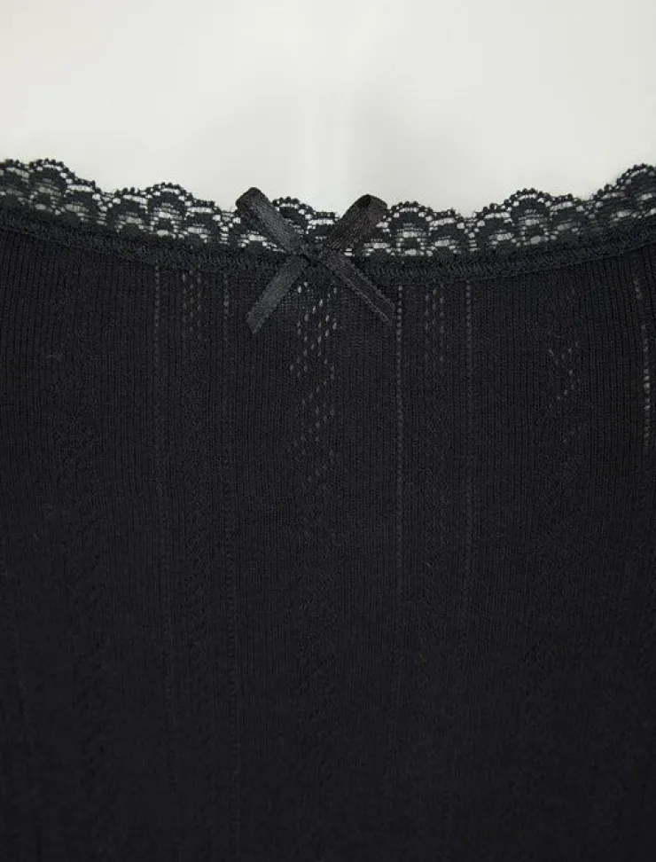 Slenderella Brushed Thermal French Neck Cami UW400