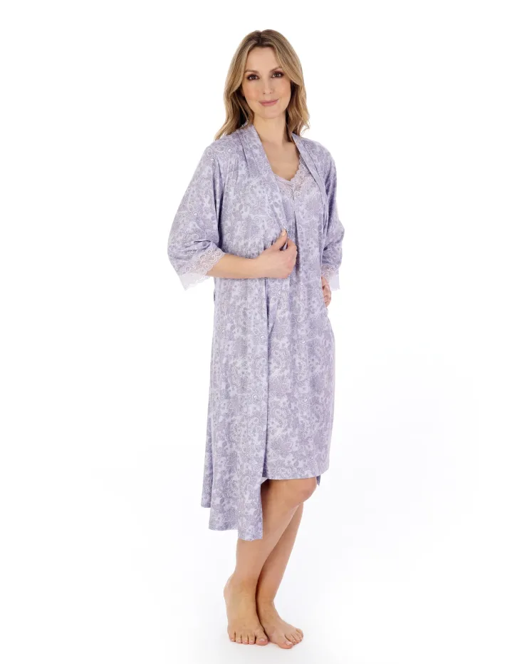 Supersoft Multi Print 42" Kimono Wrap GL04704