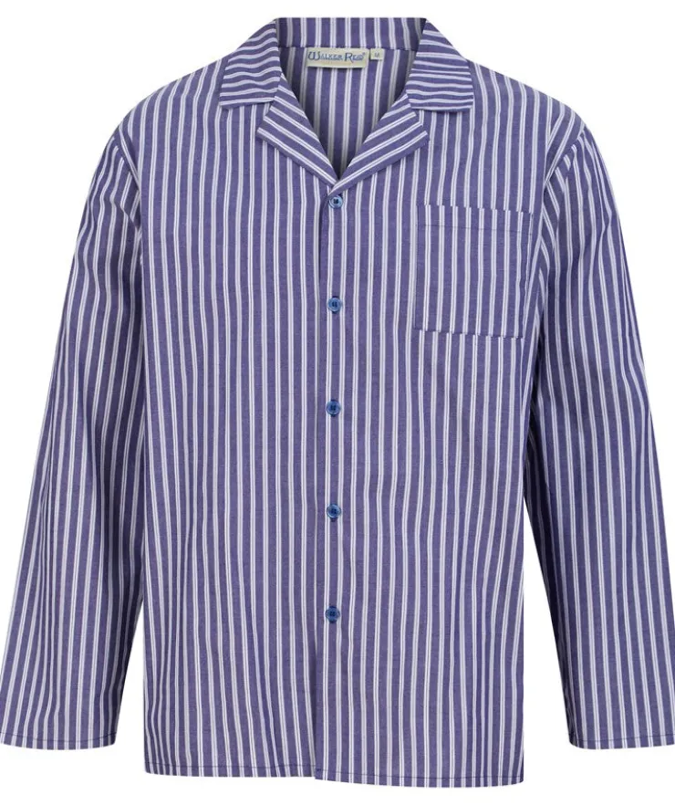 Woven Stripe Button Through Tailored Pyjama Set WR88826