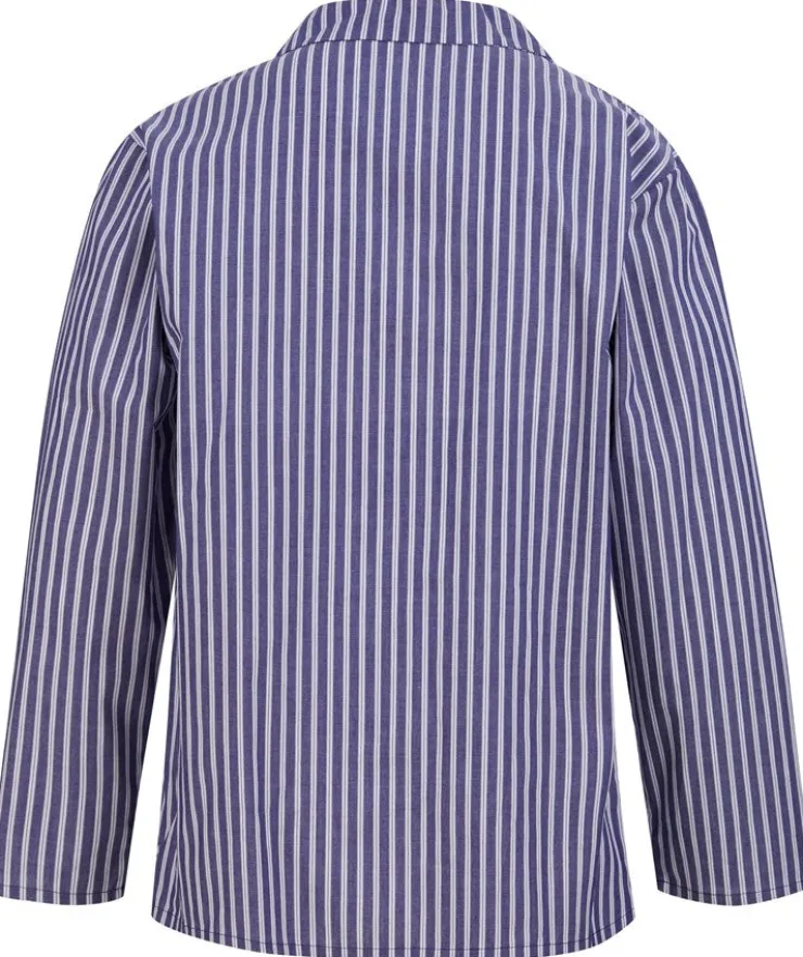 Woven Stripe Button Through Tailored Pyjama Set WR88826