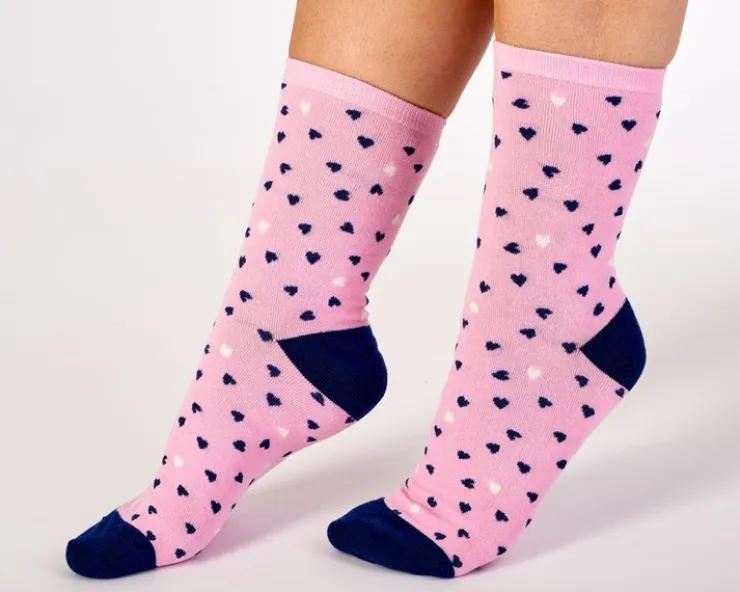 Scottie Dog and Heart Socks (2 Pair Pack) LS175