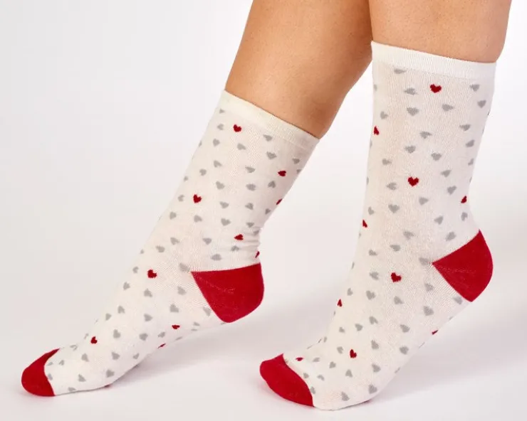 Scottie Dog and Heart Socks (2 Pair Pack) LS175