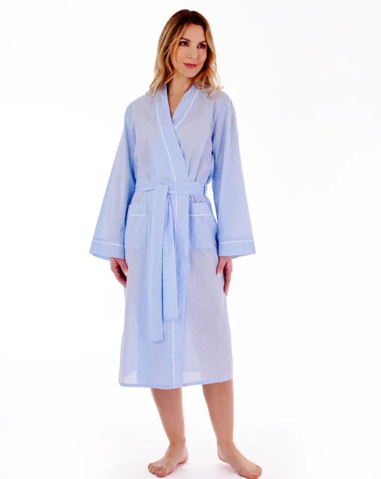 Dobby Dot 45'' Woven Kimono Wrap HC77235