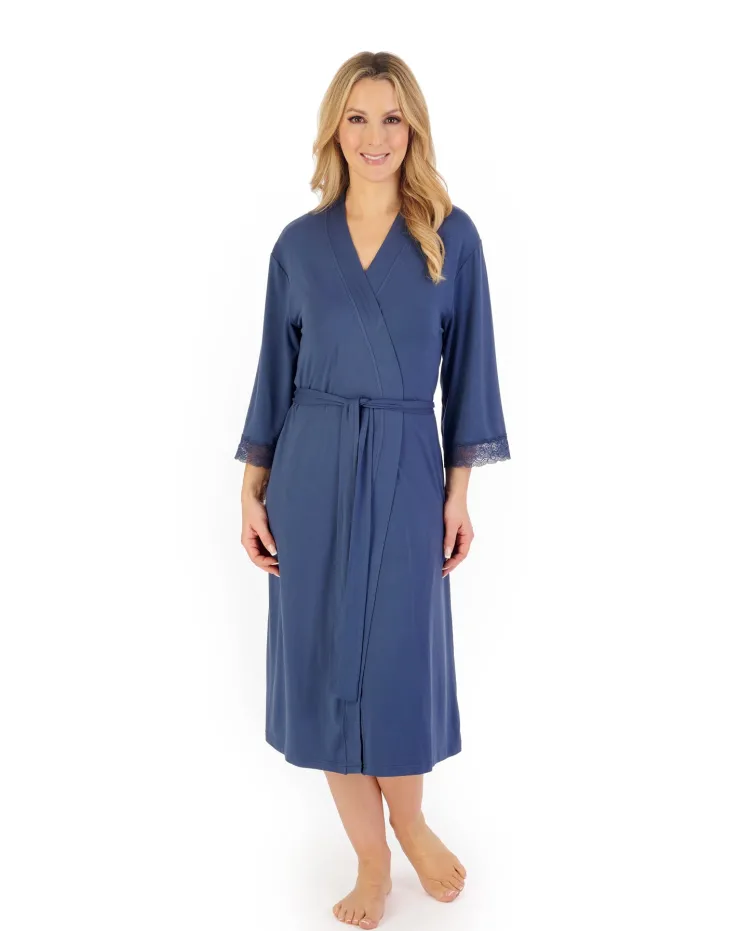 Supersoft Floral Print 42" Kimono Wrap GL06704