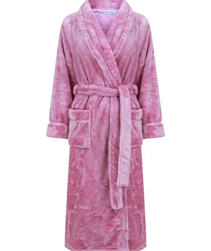 Luxury Flannel Fleece 46" Hooded Wrap HC4341