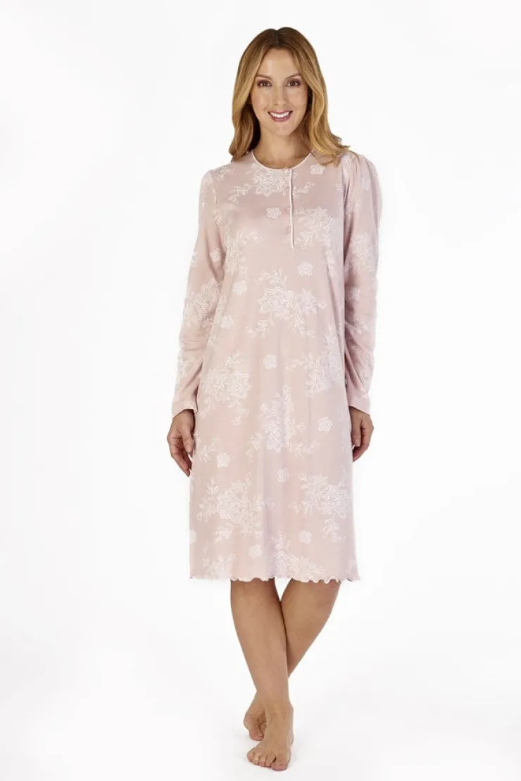 Floral Print 41" Jersey Nightdress ND4140