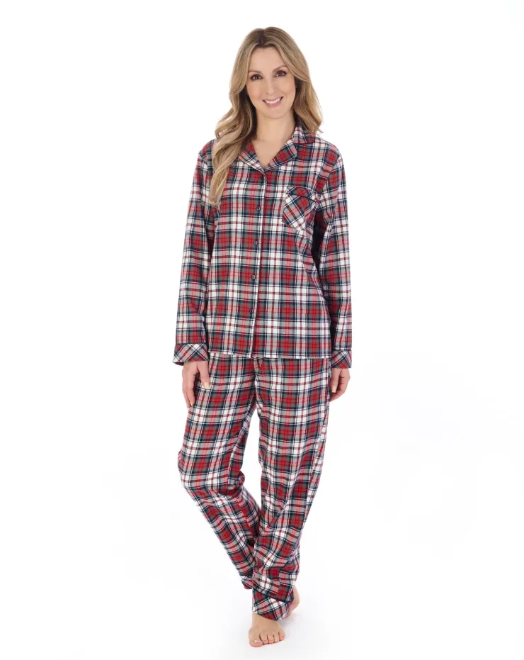 Woven Check Tartan Tailored Pyjama Set PJ04222