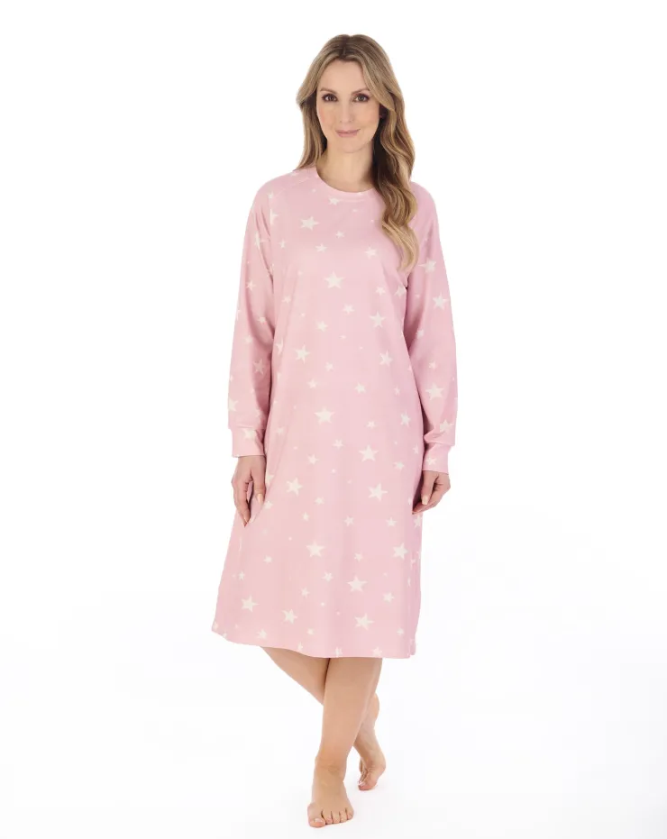 Star Print 42" Jersey Nightdress ND04131